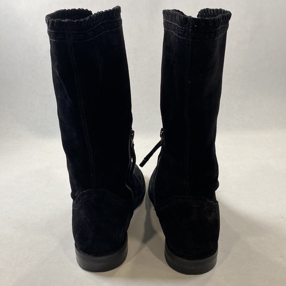 Trask Audra unlined suede boot black western - Picture 6 of 11